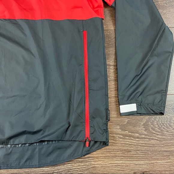Nike Ohio State Buckeyes Men’s Red & Gray College Track Jacket Windbreaker Sz XL - Picture 3 of 7